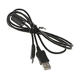 USB Data Cable for CASIO Exilim Camera, Black, High Speed USB 2.0, Compatible with Exilim EX-S10, EX-S12, EX-Z100, EX-Z150, and More