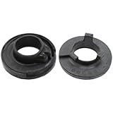 BIAREN Pair Rear Lower And Upper Rubber Suspension Spring Seat Cup Mounts For VW Volkswagen T5 Transporter Caravelle Multivan (2003-2015) 7H0511150B 7H0511149B