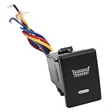 TDCuizent For Isuzu D-Max 2012-2019 For MU-X 2012-2020 and Colorado 2012-2020 LED Instrument Panel Control Switch Button ABS PVC Dashboard Mounted ON-OFF Electrical Push Switch(LED Light Bar)