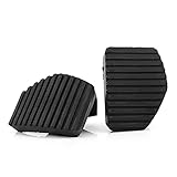 TKSE Rubber Brake Pedal, 1 Pair Clutch Brake Pedal Rubber Cover for Peugeot/Citroen 1007 207 208 301 C3 C4 C5 C6 C8