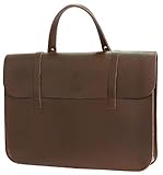 Montford MFC1BR Leather Music Carry Case - Brown