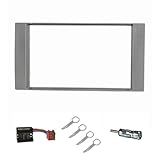 Tomzz Audio 2415-071, double DIN radio fascia for Ford Focus, Fiesta, C-max S-max Galaxy Mondeo, Kuga, Transit, silver