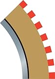 Scalextric C8225 Radius 2 Inner Border/Barrier 45 degree 1:32 Scale Accessory