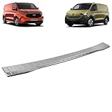 ROBUST Chrome Rear Bumper Protector Stop Damage For Ford Transit Custom 2024 Onwards Volkswagen Transporter Caravelle T7 2025 Onwards