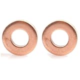 ROBUST 2 Pcs Diesel Injector Seal Washers for Renault Kangoo Clio Laguna Megane Sceniz Nissan Cube Juke NV200 Qashqai Dacia Duster Lodgy 7703062072 8200014894 6000616683 9110702 6079970845