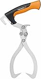 Fiskars WoodXpert Log Tongs, Case included, Black/Orange, 1003625