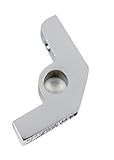 Single Unhinged Stair Rod Bracket, 16 mm, Bright Chrome