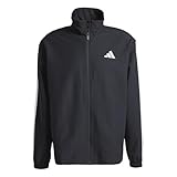 adidas Men's 3 STRIPES WOVEN TRACKSUITS, black, M