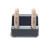 Glorified Mary Hearing Amplifier Aid Rechargeable Digital Personal Sound Amplifier Seniors,with Magnetic Charging Base,Behind The Ear,2-Pack