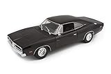 Maisto 1969 Dodge Charger Classic Super Car – 1:18 Scale – Incredibly Detailed Die-Cast Replica Collectible Model Vehicle, Black