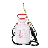 Aquadrive Compression Sprayers With Carry Handle Adjustable Brass Nozzle – Pump Action Water Sprayer Perfect For Indoor & Outdoor Plants, Gardens, Cleaning, Pesticides & Weed Killers. (5L Sprayer)