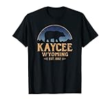 Kaycee Wyoming WY Bear Wildlife & Mountains T-Shirt