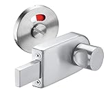 Toilet Cubicle Locks in Satin Stainless Steel Indicator Bolt and Release