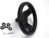 Rolly Toys Steering wheel for pedal vehicles (accessories for rollyFarmtracs, rollyX-Tracs and rollyUnimogs, black steering wheel, steering wheel) X38600001580
