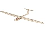 Balsa Wood Glider Plane Griffin Sailplane, 1.6M Laser Cutting Model Airplane Kit to Build for Adults, DIY RC Flying Model Aeroplane Aircraft Unasmsembled (KIT Only w/o Power System or Radio Control)