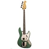 Electric Guitar Jazz Bass style in Vintage Green Gig Bag Basswood body by SX