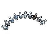 AEspares Grease Nipple 1/8 BSP Straight 10 Units JCB 3c 3cx 4cx 530 532 535 537 Model
