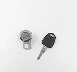 Auto Parts Excavator Parts for Takeuchi 60/70/175/150/160 cab Door Lock Assembly Inner Handle Outer Handle Lock Cylinder Lock Block(Army Green)