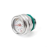 Aprilsunnyzone Motorcycle Oil Gauge,Motorbike Oil Filler Cap,Oil Filler Cap For Kawasaki W650 W400 W800 1987-1998,Easy To Install,Convenient Design(Silver)
