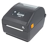 Zebra ZD421d Printer with Tear-Off Edge - 203 DPI - Thermodirect - 104mm max print width, BTLE, USB, host interfaces (ZD4A042-D0EM00EZ)