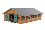 Van Manen 610544 Large wooden horse stable with 9 horse stalls