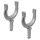 Tiardey 2 Pcs Boat Oar Lock Durable Marine Rowlock Horn Side Mount for Oars Rod and Fishing Rod Support Bracket for Sea Fishing Boating
