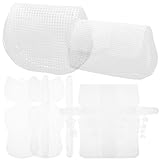 VILLCASE 6pcs Plastic Canvas for Bag Making, Clear Mesh Plastic Canvas Sheets for Acrylic Yarn Knit Crochet Projects, Adult Embroidery Kit, One-Piece Easy to Crafting