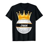 Novelty Golf Personalized Name Jaxx Sports Dad T-Shirt