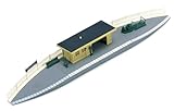 Hornby R590 OO Gauge Station Halt, Model Train Accessories for Adding Scenery, Dioramas, Woodland, Buildings and More to 00 Gauge Model Railway - 1:76 Scale, Grey