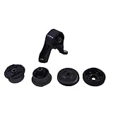 Set of 5 Rear Differential Arm Mounting Bushing and Support Rubber Kit Replacement for Honda Civic CR V Edix Odyssey Stream 2000-2012