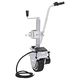 vidaXL Aluminium Motorised Jockey Wheel Trailer Mover - Compact, Portable & Maneuverable with a 350W Motor, Suitable for Caravans, Boat Trailers, Horse Trailers, Up to 2270kg Load Capacity