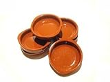 Set of 6 Spanish Terracotta Tapas Dishes / Cazuelas - 18cm diameter