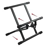 Gator Frameworks Adjustable Guitar Amp Stand; Fits Most Combo Amplifiers (GFW-GTR-AMP)