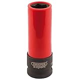Draper 16175 DR. HI-Torq Wheel Nut Socket for Alloy Wheels for Benz, 1/2-Inch, 17 mm