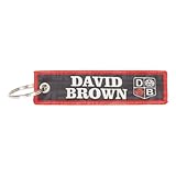 Flexible Keyring Ribbon Fabric Woven Key Chain Replacement for David Brown DB 990 Tractor