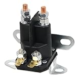 SPARES2GO Solenoid Starter Switch 4 Pole Relay for Toro Wheel Horse Lawnmower Ride on Mower Tractor