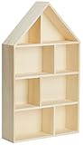 Rayher Wooden Seed Box House,FSC Mix Credit, 30x50x8cm, 8 Sections, tohang up, Multi-Colour, 5.05 x 3.02 x 0.81 cm