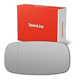 SpareLine Wing Door Mirror Glass - Adhesive‑Type Blind-Spot for Ford Escort 1995-2000 (Left/Near‑Side/Passenger)