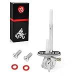 Fuel Valve Petcock for Yamaha V Star XVS 650 1100 Silverado 650 Royal Star 1300 XVZ 1300 XV 1700 Raptor Warrior Wolverine 350 Moto-4 YFM 200 225 250 350 21V-24500-20-00 4WM-24500-10-00