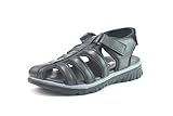 Air Foot Mens Hiking Black Sandals Closed Toe Walking Smart Casual Trail Desert Beach Breathable Summer Sandals UK Size 6-11