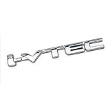 3D Chrome"2.4" Sticker Side Fender Rear Trunk Badge Car Logo Emblem Badge For Accord Civic Type R CRV Accessories (i-vtec)