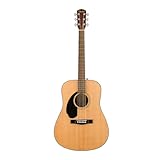 Fender CD-60S Dreadnought Acoustic Guitar, Left Handed, Walnut Fingerboard, Natural, Comes with Free Virtual Lessons