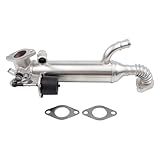 HouYeen EGR Valve Exhaust Cooler with Gaskets for V-W MUL-tivan Transporter Cara-velle T5 Toua-reg 7L 2.5 TDI 2003-2010