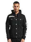 Brandit Motörhead Cradock Denim Jacket, color: black+blac, size: 6XL