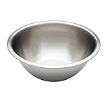 Chef Aid Stainless Steel Mixing Bowl 22 cm Diameter, Perfect Tool for Food Preparation and Serving Freshly Produced Food, 1.7 Litre Capacity, Dishwasher, Fridge and Freezer Safe