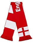 England Official Football National Team Scarf Classic Red and White Bar Supporter Scarf England Lions World Cup Biggest Fan Gear 2025 Its Coming Home