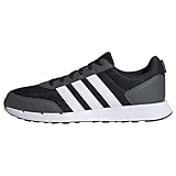 adidas Unisex Run 50s Shoes, Core Black/Cloud White/Grey Six, 11 UK