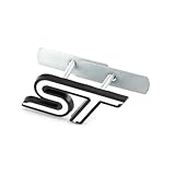 AQXYWQLL 3D Car Sticker ST Emblem Badge Front Hood Grill Decal Compatible with ST Logo Focus Fiesta Ecosport 2009-2015 Mondeo Focus2 Focus3 MK2(ST Grille-02)