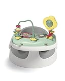 Mamas & Papas Baby Snug Seat and Activity Tray with Adjustable Features, Supportive, Stable and Easy Clean Design, Pebble Grey