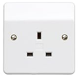 MK K780WHI 13 amp 1-Gang Socket, Standard White